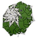 Frog with a cowboy hat Hook Handle Umbrellas (Small) View2