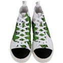 Frog with a cowboy hat Men s Mid-Top Canvas Sneakers View1