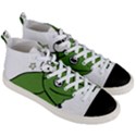 Frog with a cowboy hat Men s Mid-Top Canvas Sneakers View3