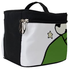 Frog With A Cowboy Hat Make Up Travel Bag (big) by Teevova