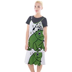 Frog With A Cowboy Hat Camis Fishtail Dress by Teevova