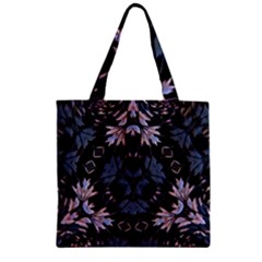 M G Zipper Grocery Tote Bag by MRNStudios