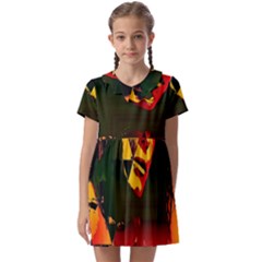 Counting Coup Kids  Asymmetric Collar Dress by MRNStudios