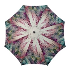 Ai Generated Flowers Watercolour Nature Plant Golf Umbrellas