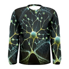 Ai Generated Neuron Network Connection Men s Long Sleeve Tee