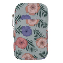 Flowers Petals Pattern Drawing Design Background Waist Pouch (small)