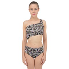 Mystic Geometry Abstract Print Spliced Up Two Piece Swimsuit by dflcprintsclothing