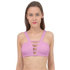 Lilac Sachet	 - 	cage Up Bikini Top