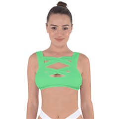Algae Green	 - 	bandaged Up Bikini Top