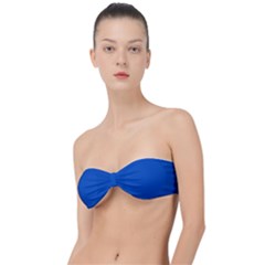 Sapphire Blue	 - 	classic Bandeau Bikini Top by ColorfulSwimWear