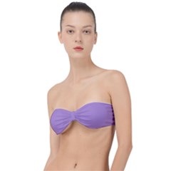 Periwinkle Purple	 - 	classic Bandeau Bikini Top by ColorfulSwimWear