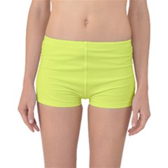 Lemon Yellow	 - 	boyleg Bikini Bottoms by ColorfulSwimWear