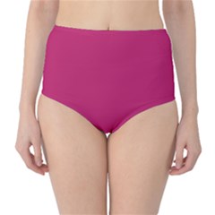 Burnt Pink	 - 	classic High-waist Bikini Bottoms