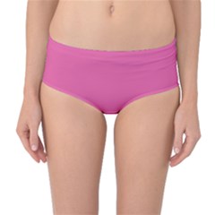 Pink Cupcake	 - 	mid-waist Bikini Bottoms by ColorfulSwimWear