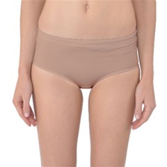 Toast Brown	 - 	mid-waist Bikini Bottoms by ColorfulSwimWear