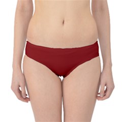 Maroon Red	 - 	hipster Bikini Bottoms by ColorfulSwimWear