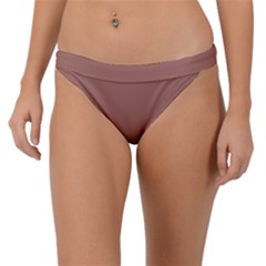 Blast Off Bronze Brown	 - 	band Bikini Bottoms by ColorfulSwimWear