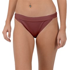 Chestnut Brown	 - 	band Bikini Bottoms by ColorfulSwimWear