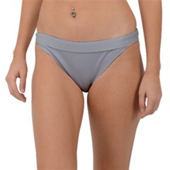 Chalice Silver Grey	 - 	band Bikini Bottoms by ColorfulSwimWear