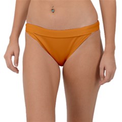 Apricot Orange	 - 	band Bikini Bottoms by ColorfulSwimWear