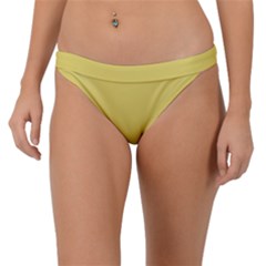 Arylide Yellow	 - 	band Bikini Bottoms by ColorfulSwimWear
