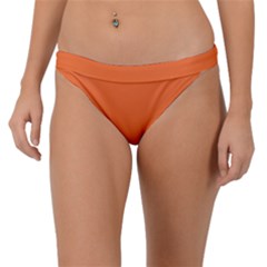 Construction Cone Orange	 - 	band Bikini Bottoms by ColorfulSwimWear