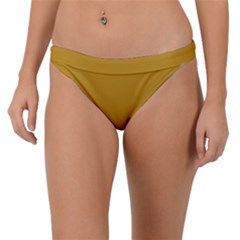 Honey Yellow	 - 	band Bikini Bottoms by ColorfulSwimWear