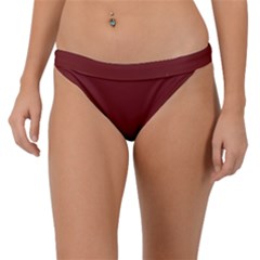 Persian Plum Brown	 - 	band Bikini Bottoms by ColorfulSwimWear