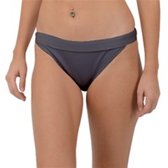 Vampire Grey	 - 	band Bikini Bottoms by ColorfulSwimWear