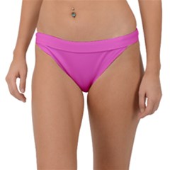 Rose Pink	 - 	band Bikini Bottoms by ColorfulSwimWear