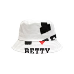 I Love Betty Bucket Hat (kids) by ilovewhateva