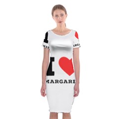 I Love Margaret Classic Short Sleeve Midi Dress by ilovewhateva