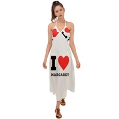 I Love Margaret Halter Tie Back Dress  by ilovewhateva