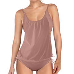 Rose Dawn Brown	 - 	tankini Set by ColorfulSwimWear