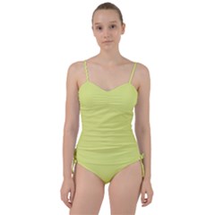 Key Lime Yellow	 - 	sweetheart Tankini Set