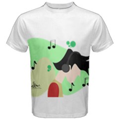 Tshirt Man In Headphones Man Cotton Tee