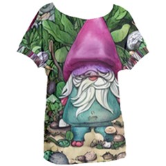 Charm Toadstool Necromancy Magician Conjuration Sorcery Spell Mojo Chanterelle Women s Oversized Tee