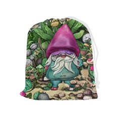 Charm Toadstool Necromancy Magician Conjuration Sorcery Spell Mojo Chanterelle Drawstring Pouch (xl) by GardenOfOphir