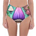 Veil Presto Psilocybin Superstition Agaric Trick Button Mushroom Sciopticon Diablerie Voodoo Fairy Reversible High-Waist Bikini Bottoms View1