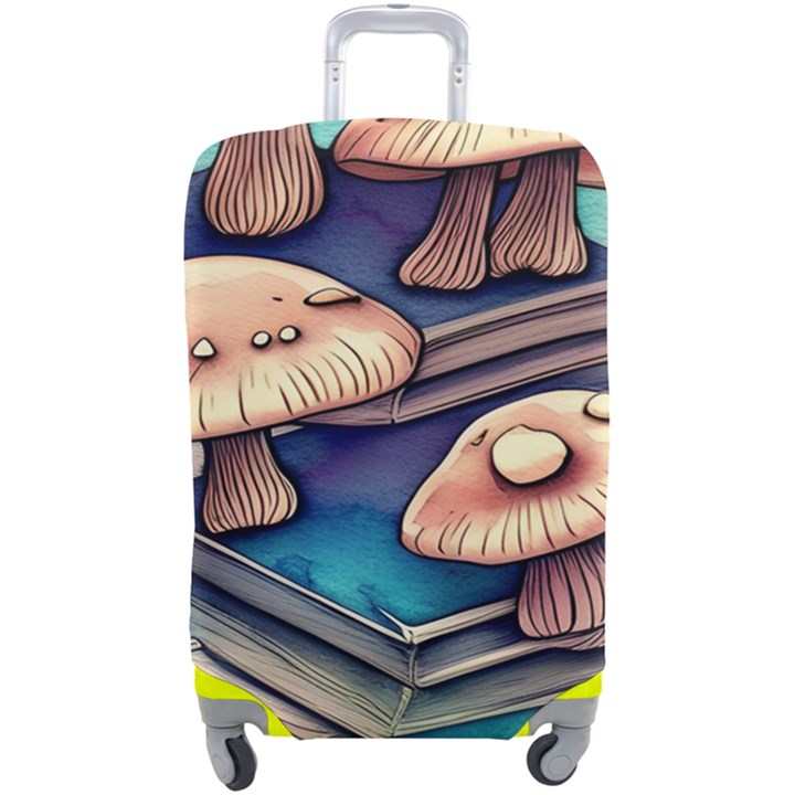 Mushroom Cloud Legerdemain Portobello Warlock Luggage Cover (Large)