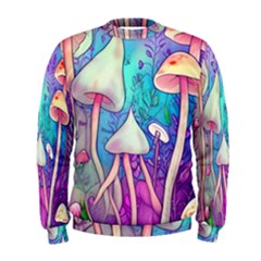 Magician s Charm Mushroom Men s Sweatshirt by GardenOfOphir