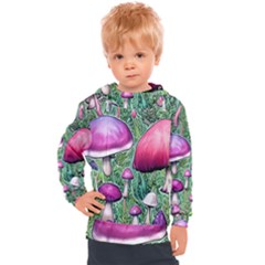 Conjuration Mushroom Kids  Hooded Pullover by GardenOfOphir