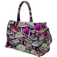 Sorcery Mushroom Duffel Travel Bag by GardenOfOphir