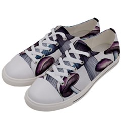 Necromancy Charm Men s Low Top Canvas Sneakers by GardenOfOphir