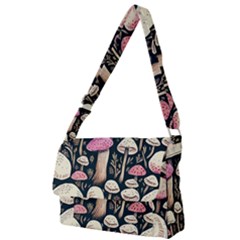 Spell Chanterelle Design Full Print Messenger Bag (l) by GardenOfOphir