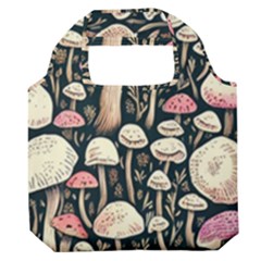 Spell Chanterelle Design Premium Foldable Grocery Recycle Bag by GardenOfOphir