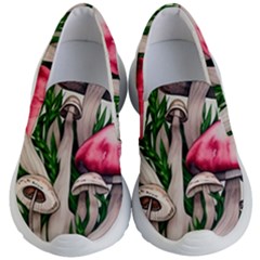 Glamour Enchantment Design Kids Lightweight Slip Ons by GardenOfOphir