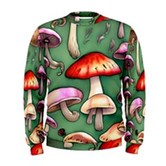 Glamour Mushroom For Enchantment And Bewitchment Men s Sweatshirt