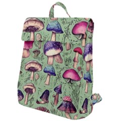 Presto Mushroom For Prestidigitation And Legerdemain Flap Top Backpack by GardenOfOphir
