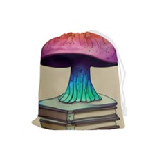Forest Fairycore Mushroom Drawstring Pouch (large) by GardenOfOphir